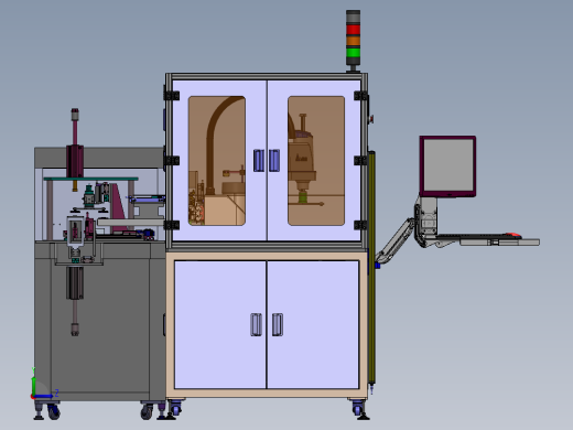 磁环组装自动压合平衡测试设备sw16可编辑左视缩略图