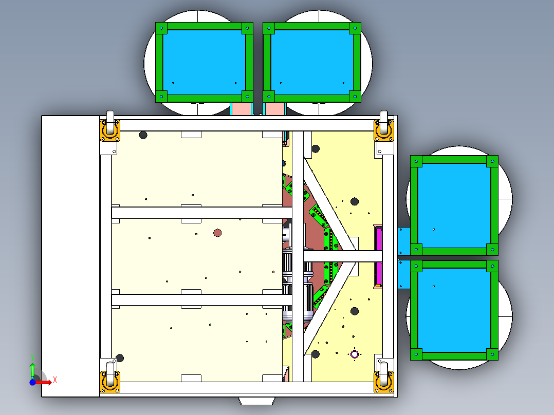 医疗采血针全自动组装焊接机前视图