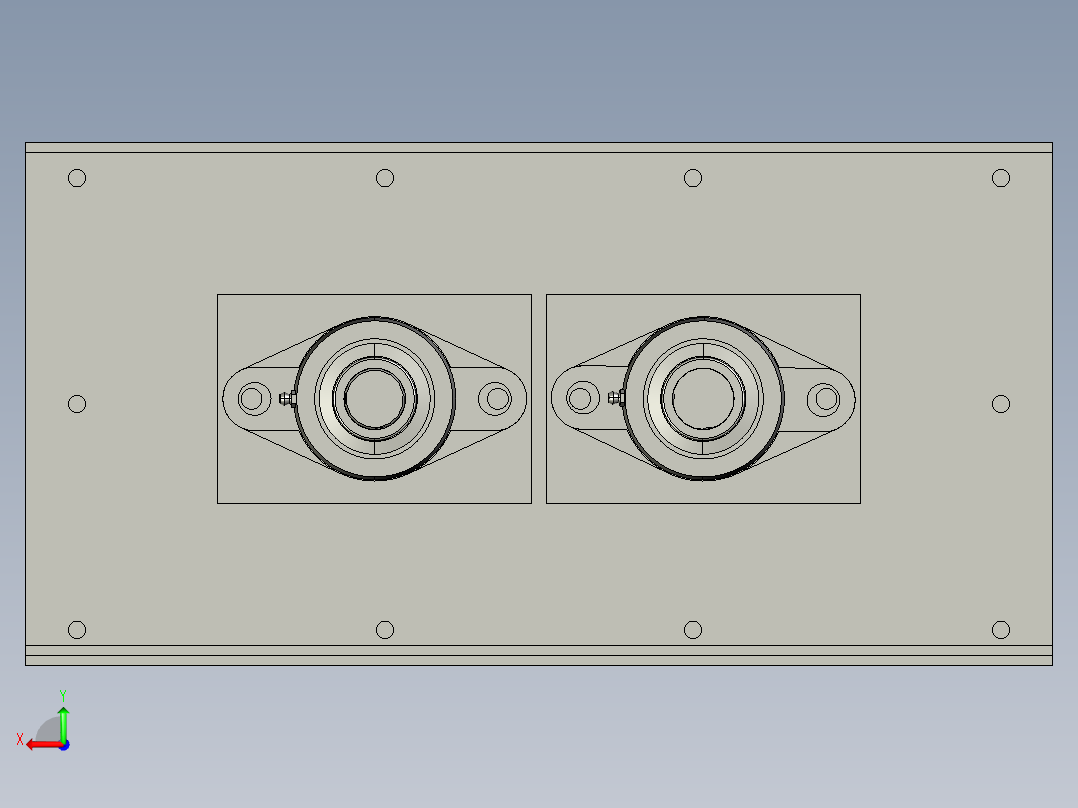 Quebrador破碎机3D数模图纸 STEP格式后视图