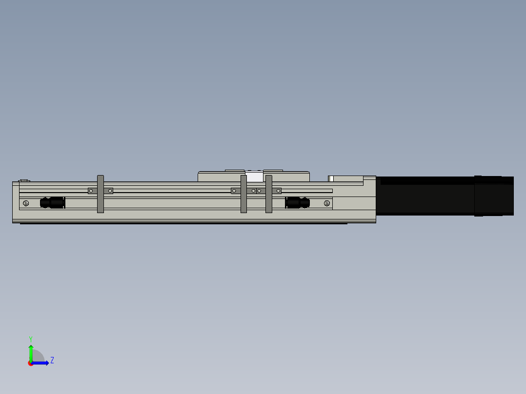 Toyo东佑达直线模组-ECH6-150-BC+煞車-反左视图