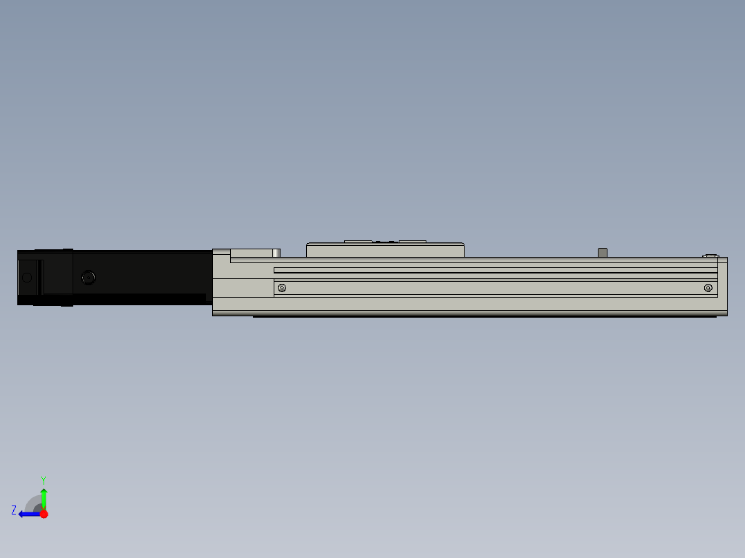 Toyo东佑达直线模组-ECH6-150-BC+煞車-反右视图