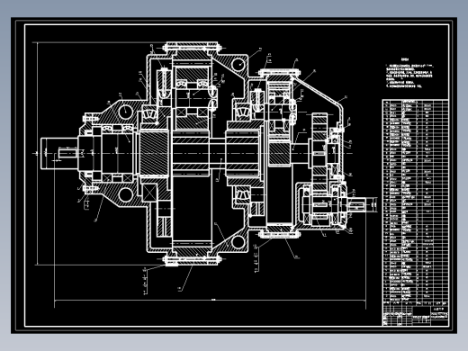 风力发电机传动链设计（含全套CAD图纸） 包含CAD图纸说明文档