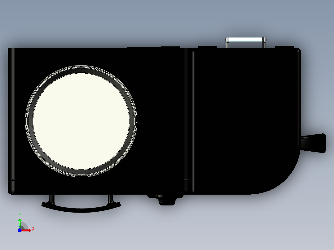 一体化早餐机前视图