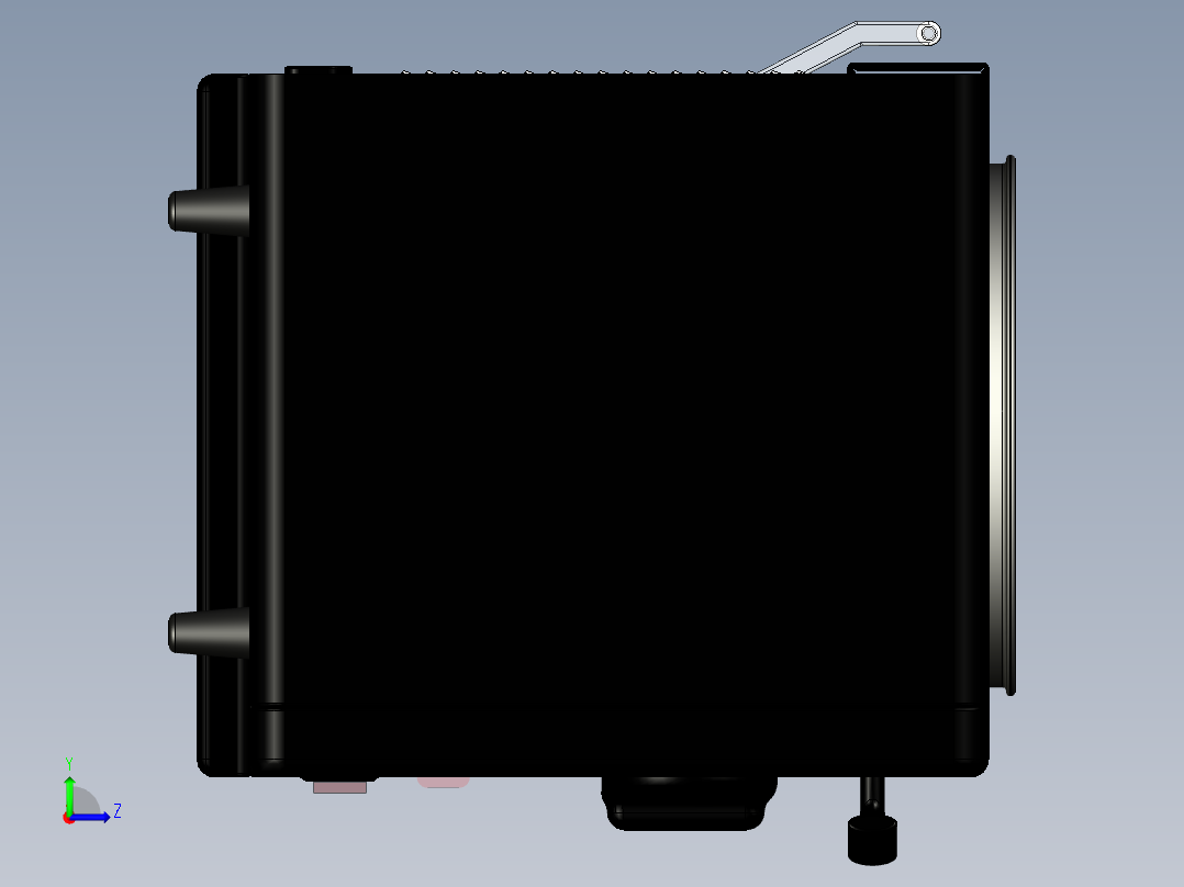 一体化早餐机左视图