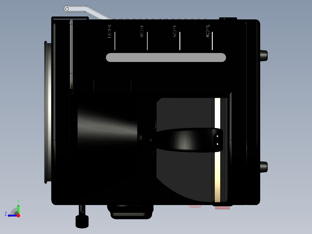 一体化早餐机右视图