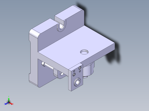 车床杠杆钻孔夹具（CAD图+CATIA三维）