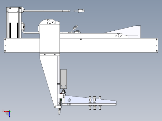 此上料夹爪模组为皮带移栽模组