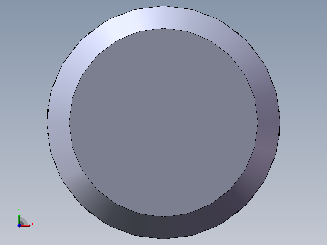 S10 气缸活塞杆前视图