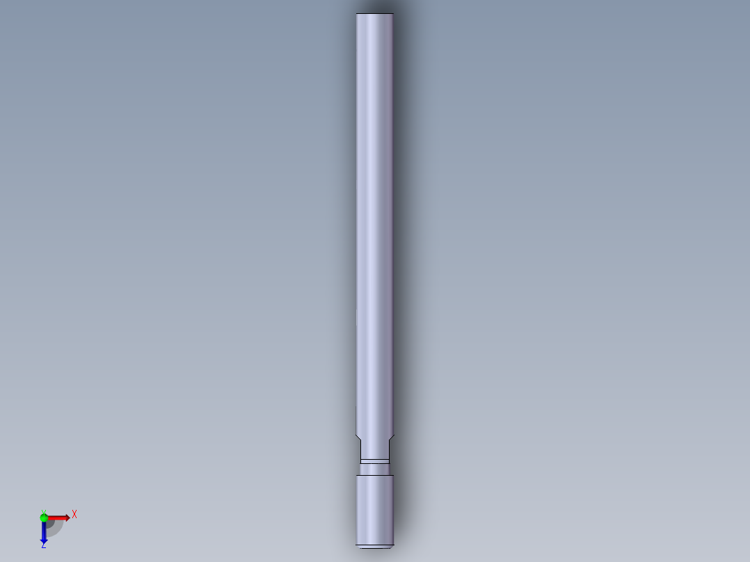 S10 气缸活塞杆俯视图