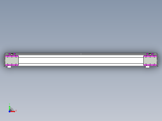 威洛博LC系列3d模型模组2LC14S1Y-S1450前视缩略图