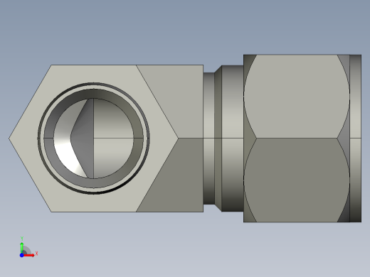 卡套式工业通用硬管接头16-12_cbu-s前视缩略图