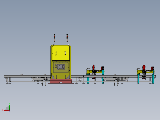 大型立式翻转切削加工生产线sw17可编辑后视缩略图