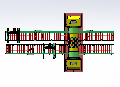 大型立式翻转切削加工生产线sw17可编辑