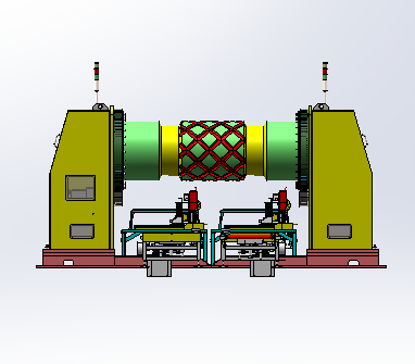 大型立式翻转切削加工生产线sw17可编辑