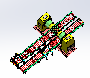 大型立式翻转切削加工生产线sw17可编辑