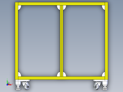 铝型材机架前视缩略图