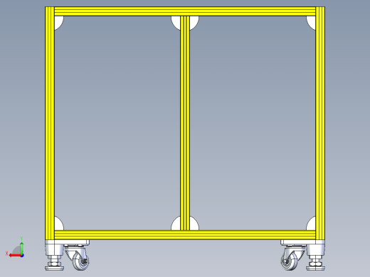 铝型材机架后视缩略图