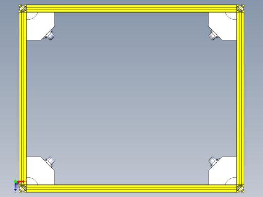 铝型材机架俯视缩略图