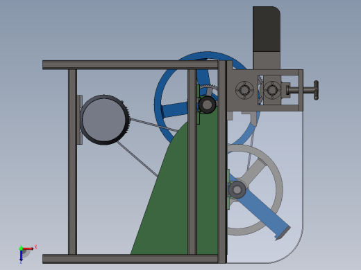 秸秆破碎机俯视缩略图