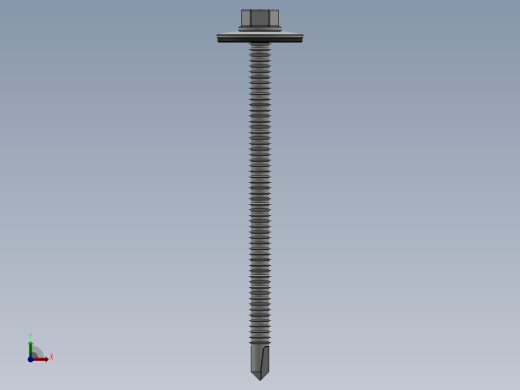 紧固件-Drill-Tip Stucco Screw 0.2500前视缩略图