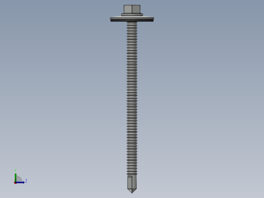 紧固件-Drill-Tip Stucco Screw 0.2500左视缩略图