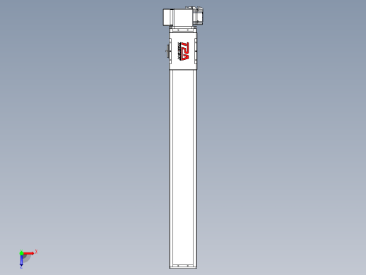 同步带全封闭直线模组TPA-HCB-110D-90-L750-RP-C-P40-N3俯视缩略图