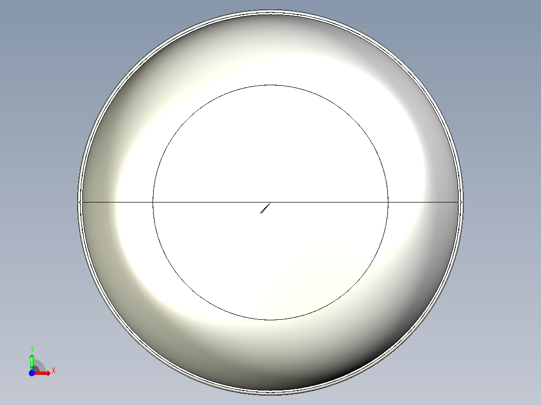 7CIC 带有溶剂焊接插座的端盖前视图