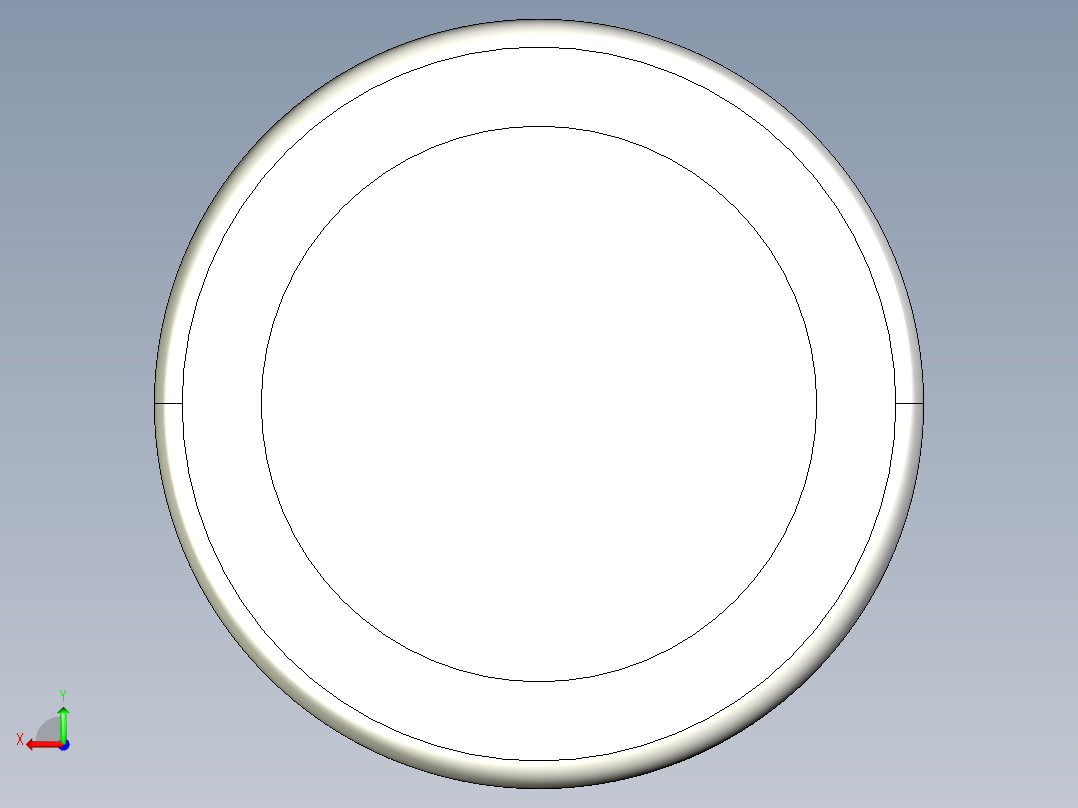 7CIC 带有溶剂焊接插座的端盖后视图