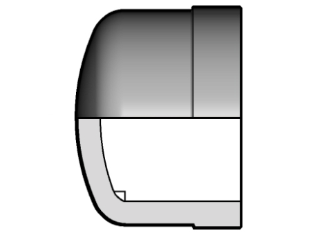 7CIC 带有溶剂焊接插座的端盖