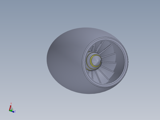 喷气发动机373---模型格式为 sw