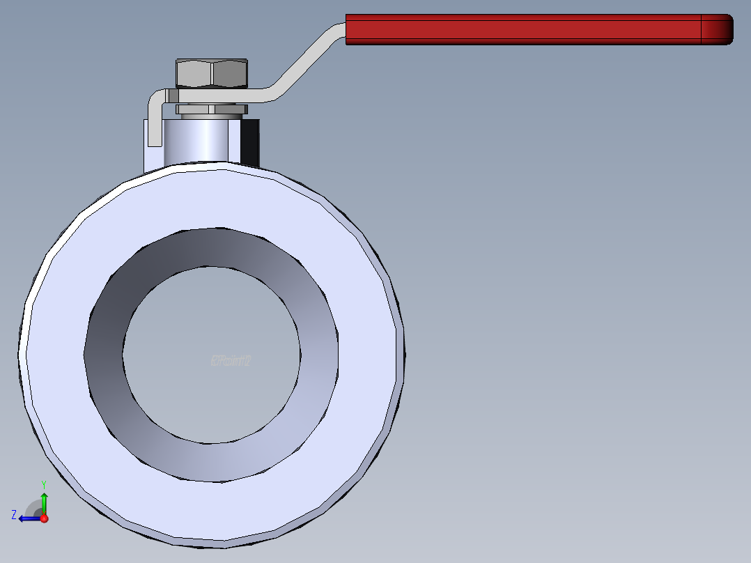 sw3dps-1_2 in ball valve右视图