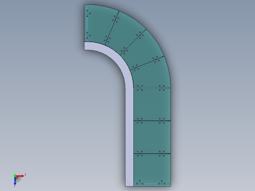 带驳接爪的玻璃雨棚俯视缩略图