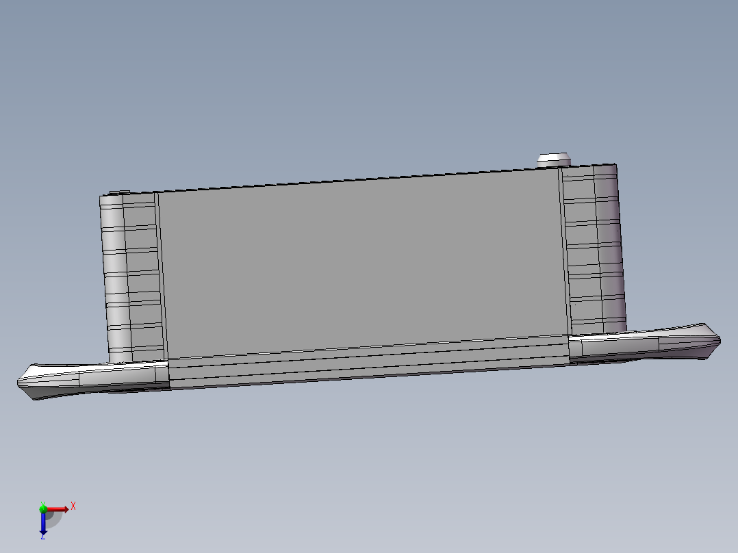 向下固定底座+箱体连接器+控制箱俯视图