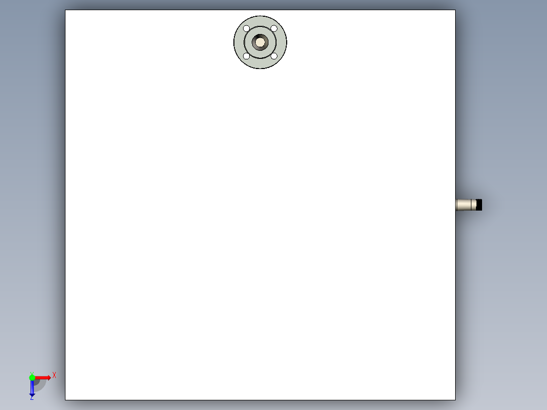 冲淋洗眼器房三维模型-带提升泵俯视图