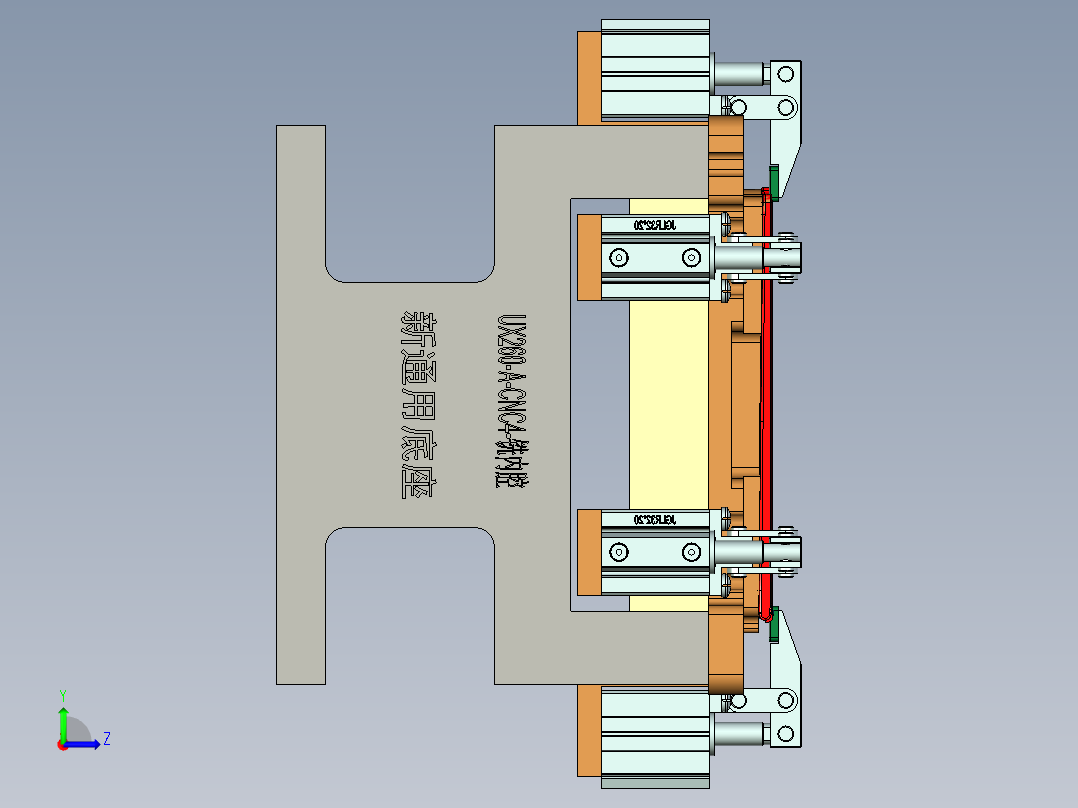 MS1-A-笔记本CNC工装夹具三维模型CNC3内腔结构-220921左视图