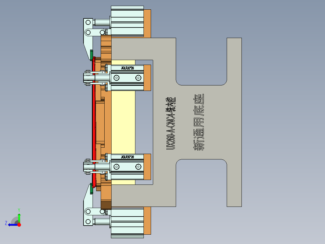 MS1-A-笔记本CNC工装夹具三维模型CNC3内腔结构-220921右视图