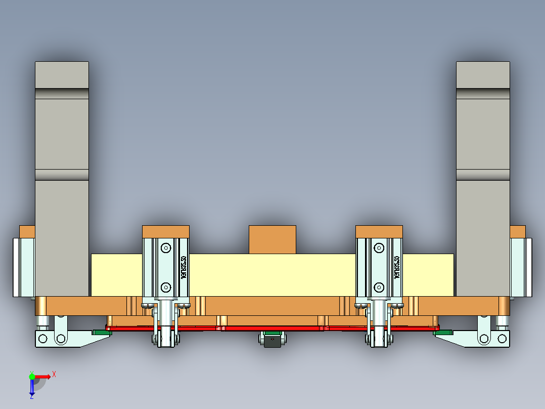 MS1-A-笔记本CNC工装夹具三维模型CNC3内腔结构-220921俯视图