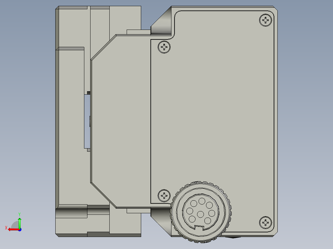 电动夹爪 PGHL-400-80-W-S后视图
