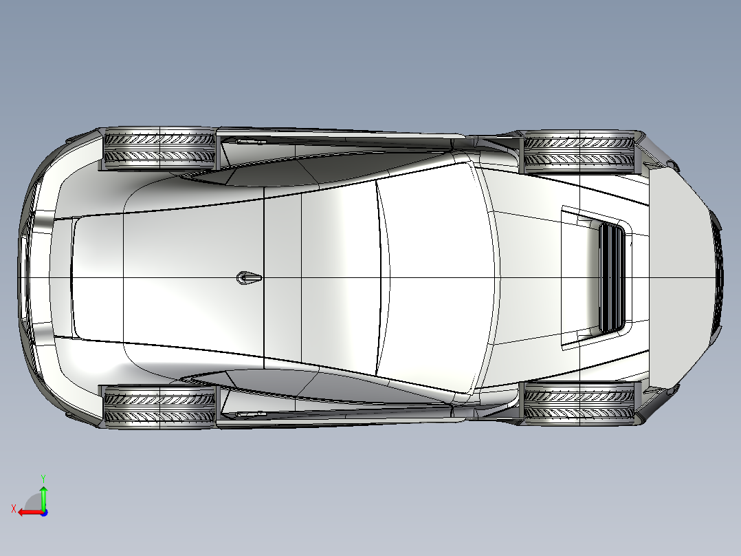 A0002540-雷克萨斯Coupe汽车后视图