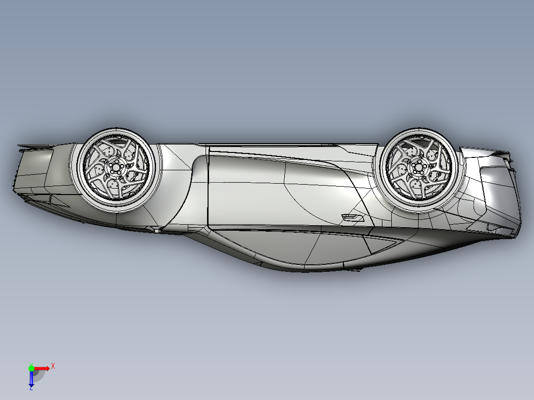 A0002540-雷克萨斯Coupe汽车俯视图