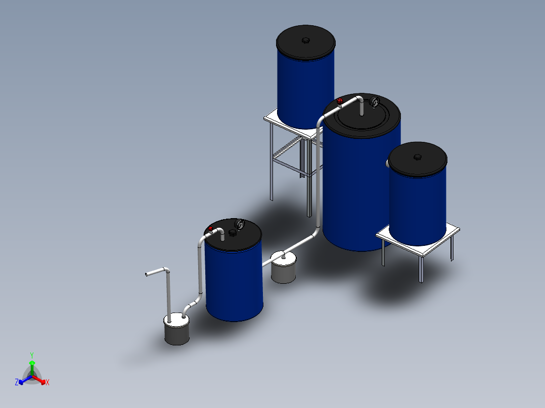 A2004039-将牛粪处理成甲烷正等轴测图