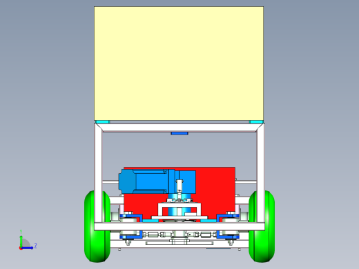 液体输送小车设计左视缩略图