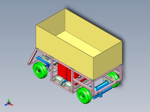 液体输送小车设计正等轴测缩略图