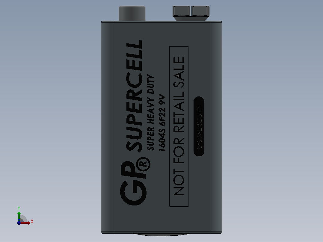 电池仓、电池(37)前视图