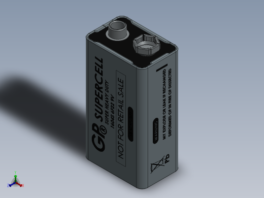 电池仓、电池(37)正等轴测缩略图