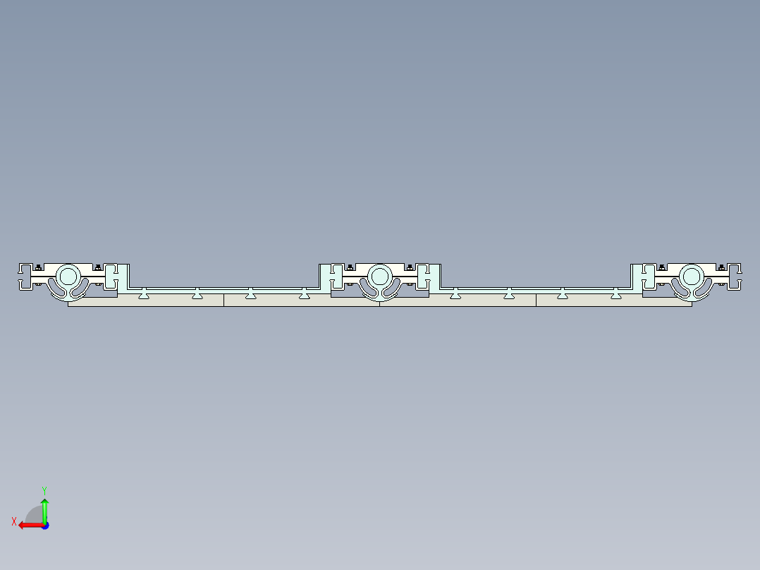 墙体拼接器（建筑设计）后视图