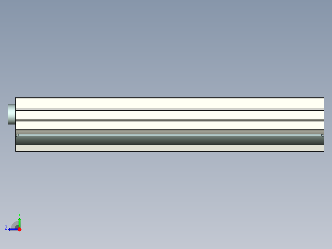 墙体拼接器（建筑设计）右视图