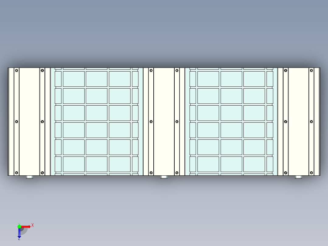 墙体拼接器（建筑设计）俯视图