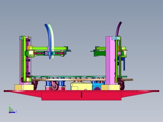 蛋糕彩色膏状辅料自动挤绘裱花机左视缩略图