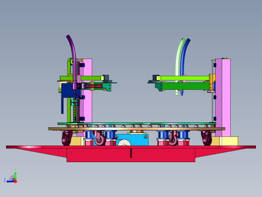 蛋糕彩色膏状辅料自动挤绘裱花机右视缩略图